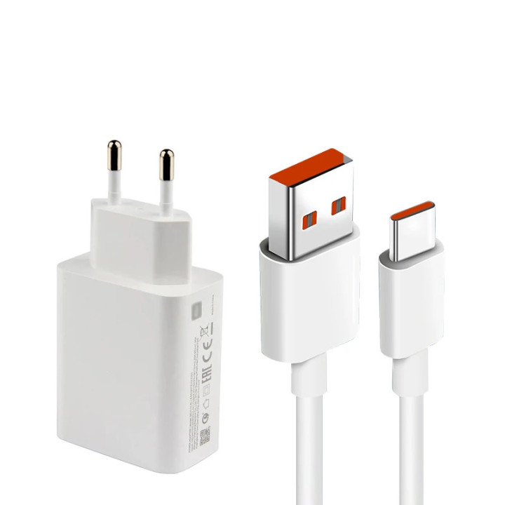Xiaomi 33W Charger + USB-C Cable - Official