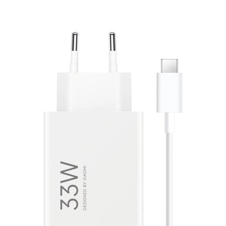 Official Xiaomi 33W Charger with USB-C Cable Included