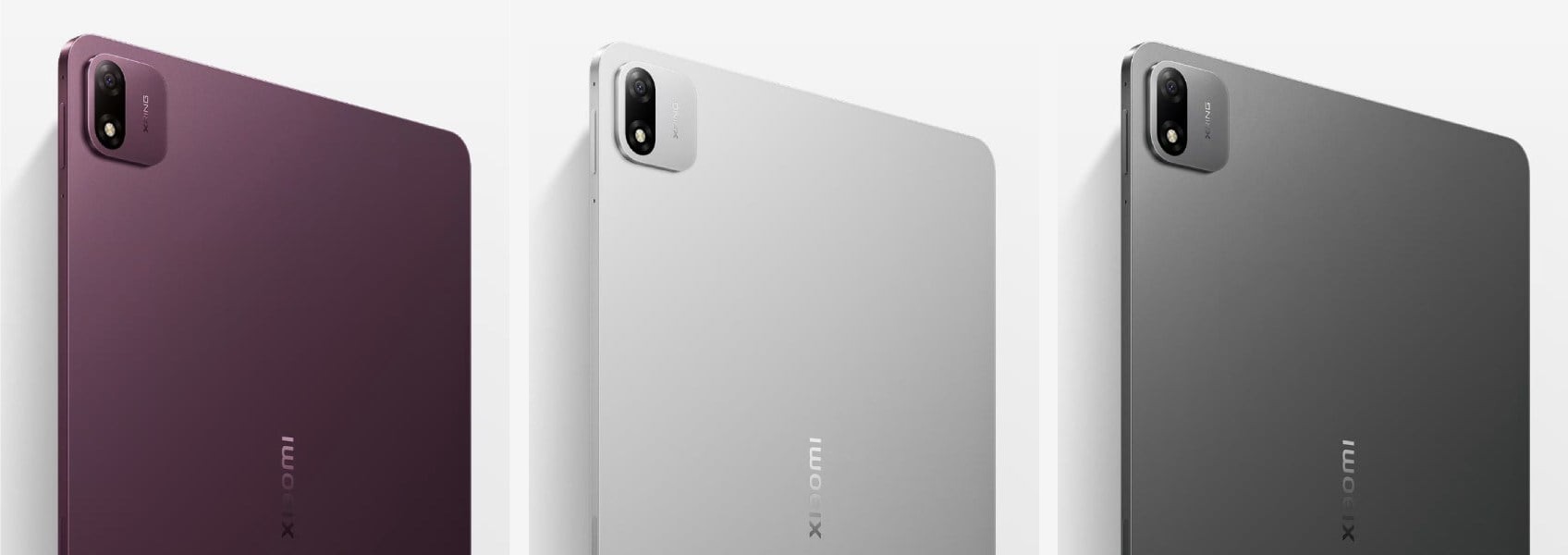 The back of the Xiaomi Pad 9 Pro Max in red, silver and black, with its XRING-branded camera module